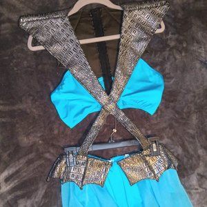 *SOLD* Blue Dragon Sorceress Princess Costume 2-PC